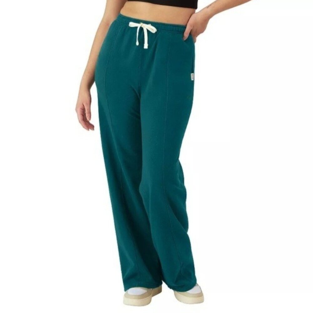 Champion Womens Fleece Sweatpants 2XL Night Garden Green EUC